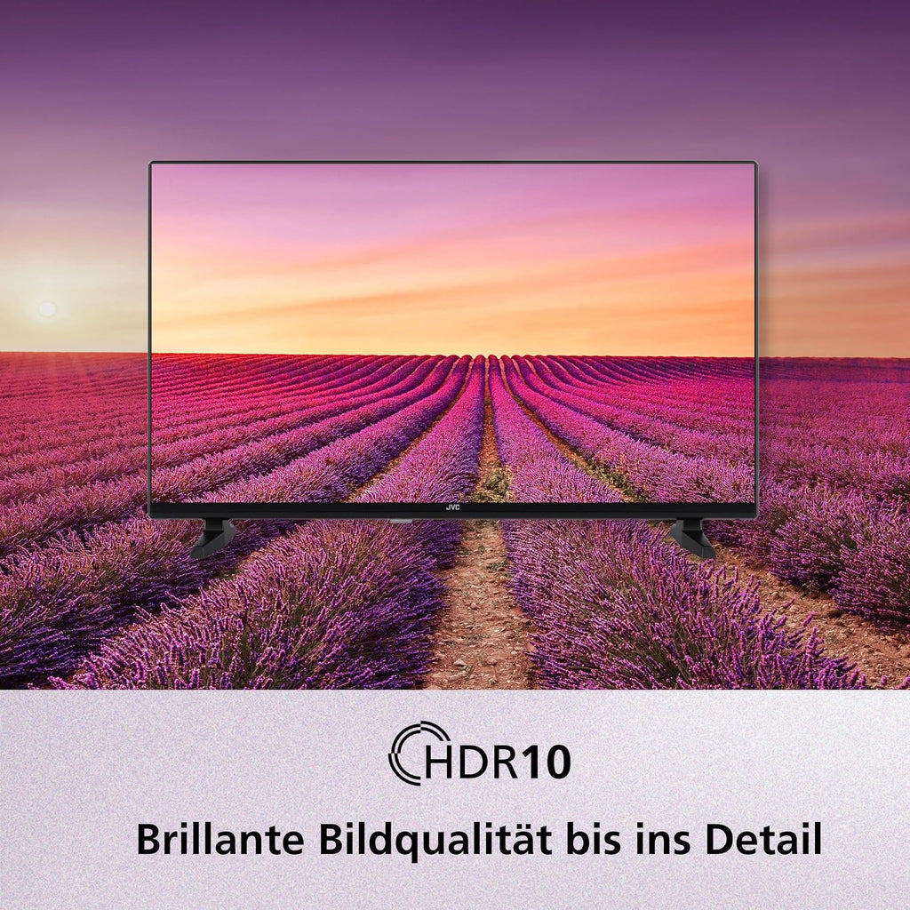 JVC VIDAA LT-40VDF2555 (2026) Smart TV, Full HD HDR, med 100 cm skärmdiagonal och inbyggd trippeltuner, LED-TV