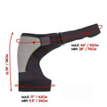 Adjustable Neoprene Shoulder Support Brace Compression Strap Black