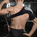 Adjustable Neoprene Shoulder Support Brace Compression Strap Black