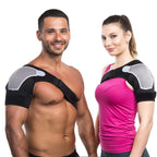 Adjustable Neoprene Shoulder Support Brace Compression Strap Black