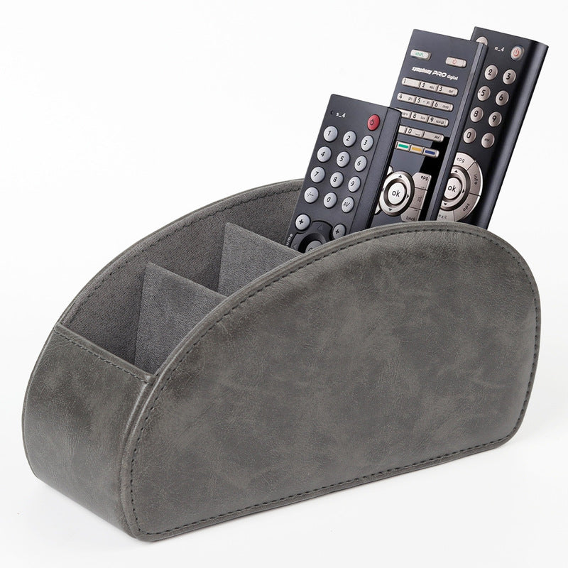 5-Slot Remote Control Holder Box - Desktop Organizer for TV, Media Player, Heater & Game Controllers
