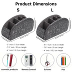 5-Slot Remote Control Holder Box - Desktop Organizer for TV, Media Player, Heater & Game Controllers