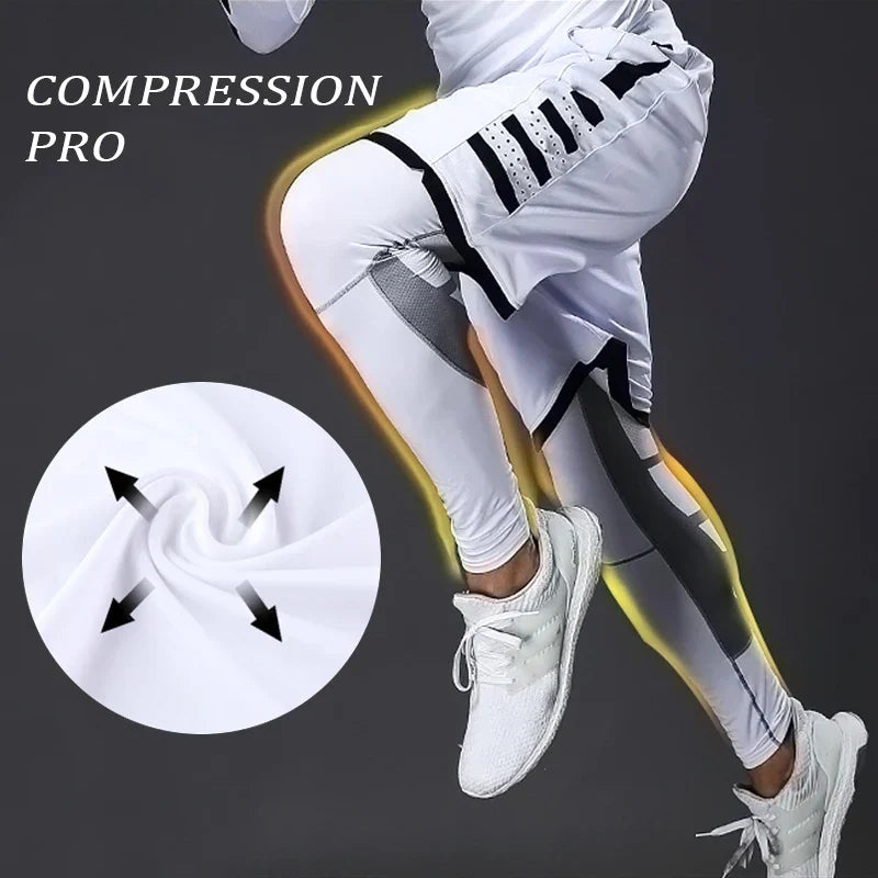NNEOBA Men's Multi-Sport Compression Leggings
