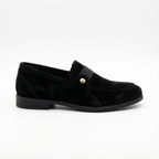 Black Velvet Boys Shoes