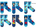 Disney Mickey Mouse kids cotton regular socks - 6 pairs/pack - 23-26