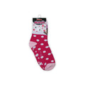 Ankle socks for kids - Minnie Mouse - polka dot - pink and white - 27-30