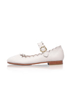 Mia Rosa Scalloped Mary Jane Flats