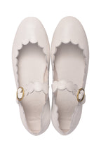 Mia Rosa Scalloped Mary Jane Flats