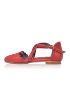 Montana Criss-Cross Leather Flats