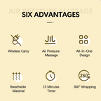 1pc Leg Massager with Air Compression and Heat