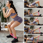 Resistance Bands Set for Gym, Yoga, and Pilates Workouts
