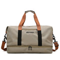 Nylon Travel Gym Duffel Bag Khaki