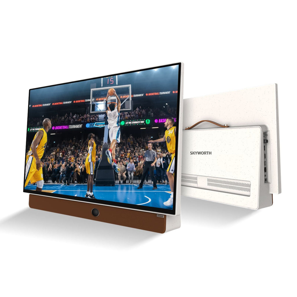 SKYWORTH 24in 12V Portable Smart Google TV ‚Äì 1080p FHD, 3-Hour Battery, HDR10, Dolby Audio & Bluetooth
