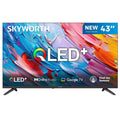 SKYWORTH Q5600H 43''-QLED+ Smart Google TV, FHD, HDR10 HLG, Find-My Remote,Dolby Audio, Screen Casting, Bezel Less Design, Voice Control