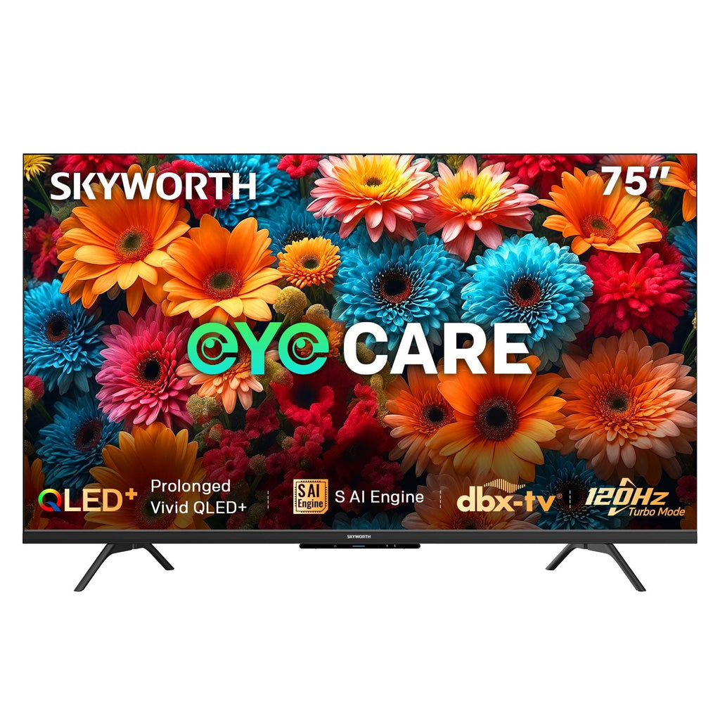SKYWORTH Q6600H 75" QLED+ 4K Smart Google TV ‚Äì 120Hz, Quantum Dot, Dolby Audio, HDR