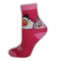 Kids cotton ankle socks - Angry Birds - 23-26 - pink