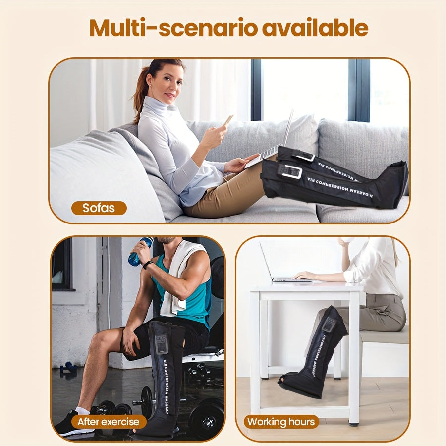 Air Wave Leg roller with 3D Compression wellness