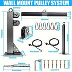 Wall Mounted Cable Pulley Gym System