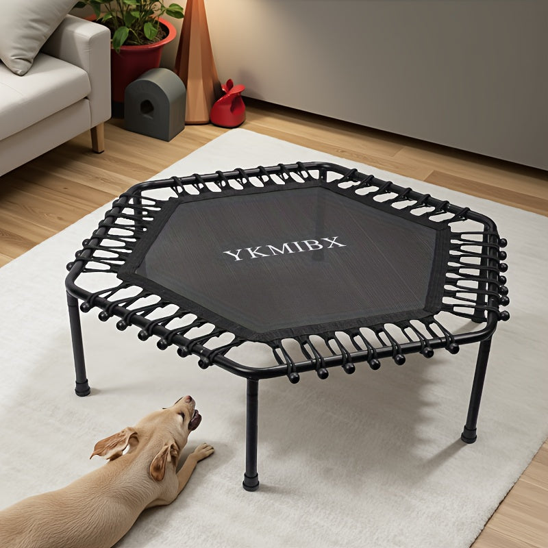 Hexagonal Fitness Trampoline Quiet Bounce Home Gym