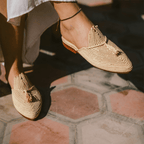 Raffia Slippers Ladame