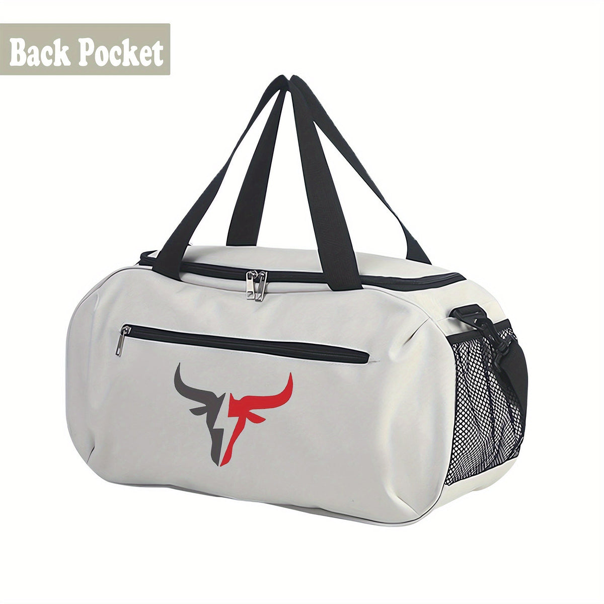 Oxford Duffel Bag Bull Logo Travel Gym