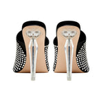 Disco Mirror Mosaic Stiletto Mules