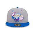 New Era Akron RubberDucks 59FIFTY – grå och blå keps