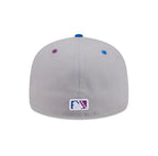 New Era Akron RubberDucks 59FIFTY – grå och blå keps