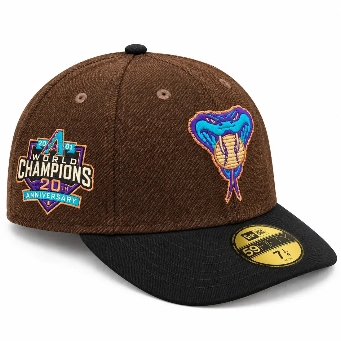 New Era 59FIFTY Arizona Diamondbacks Cooperstown – brun och svart