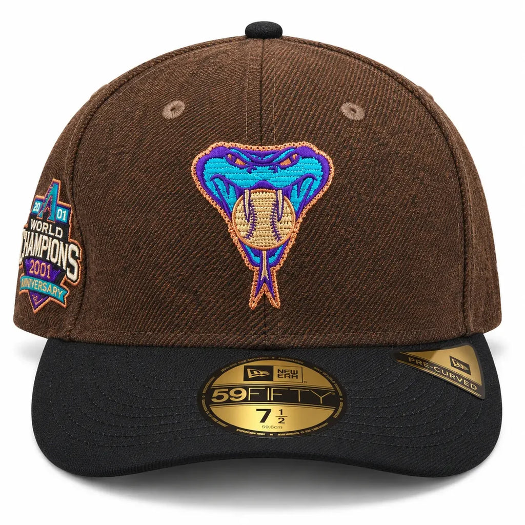 New Era 59FIFTY Arizona Diamondbacks Cooperstown – brun och svart
