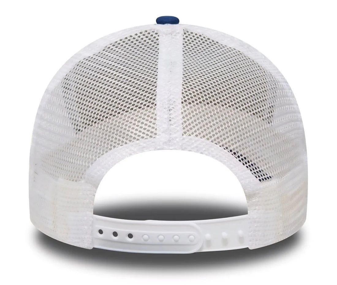 New Era LA Dodgers Clean Blue A-Frame Trucker – blå och vit