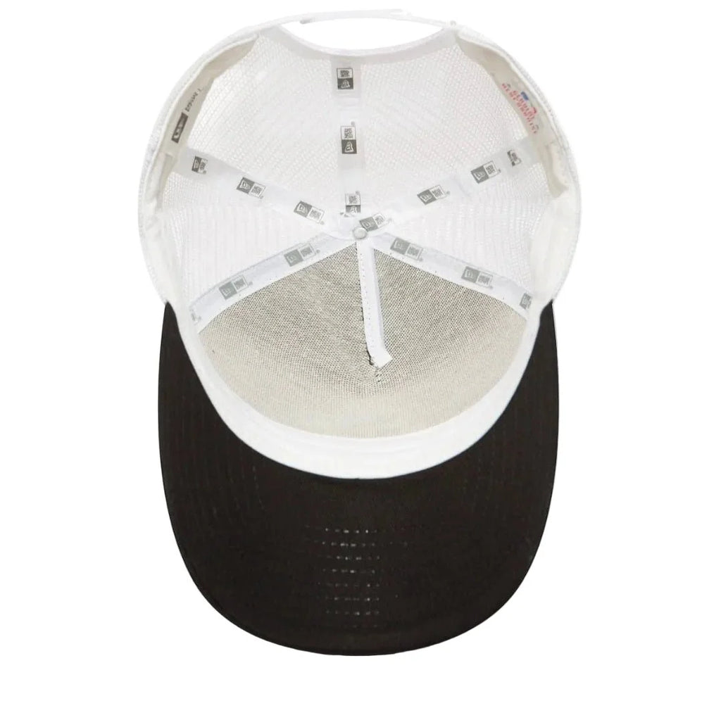 New Era LA Dodgers Clean Black A-Frame Trucker – svart och vit