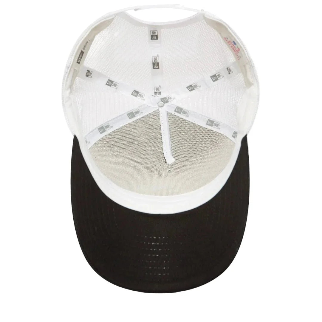 New Era LA Dodgers Clean Black A-Frame Trucker – svart och vit