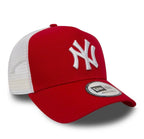 New Era NY Yankees E-Frame Trucker – röd