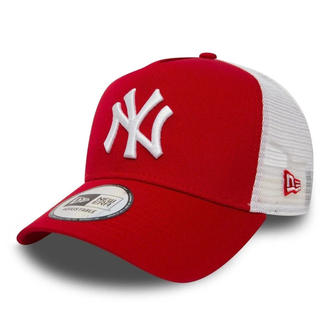 New Era NY Yankees E-Frame Trucker – röd