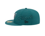New Era 59FIFTY Philadelphia Eagles Midnight Script – aquagrön
