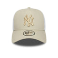 New Era NY Yankees League Essential 9FORTY E-Frame Trucker – beige