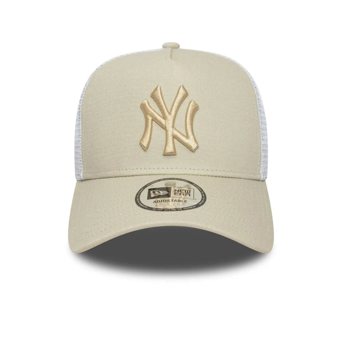 New Era NY Yankees League Essential 9FORTY E-Frame Trucker – beige
