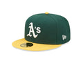 New Era Oakland Athletics 59FIFTY – grön och vit keps