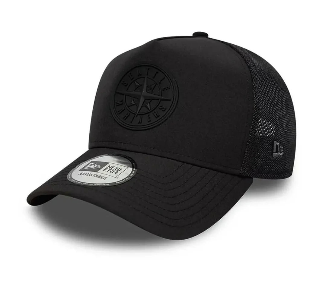 New Era Seattle Mariners 9FORTY A-Frame Trucker – helsvart