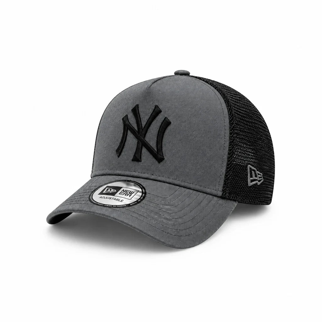 New Era NY Yankees E-Frame Trucker – antracitgrå och svart