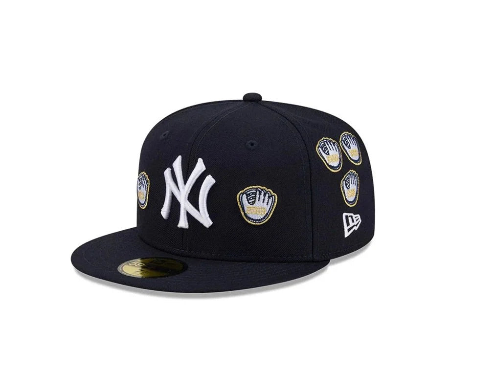 New Era New York Yankees 59FIFTY x Spike Lee Gloves – marinblå keps