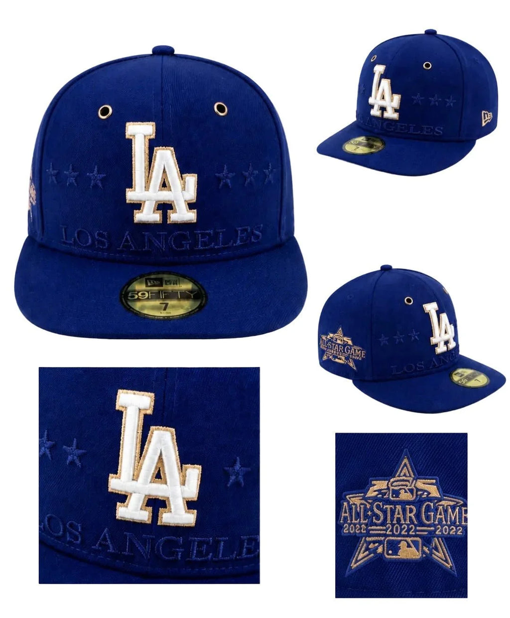 New Era Los Angeles Dodgers 59FIFTY All-Star 2026 – royalblå keps