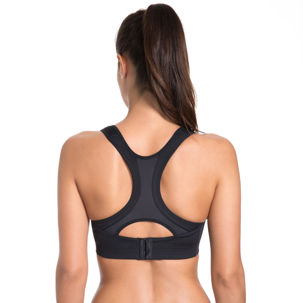 High Impact Mesh Insert Wireless Running Bra