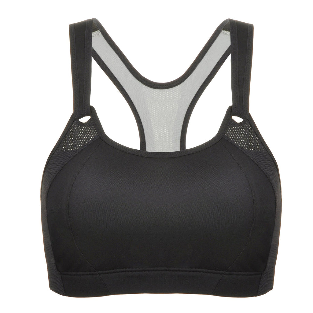 High Impact Mesh Insert Wireless Running Bra