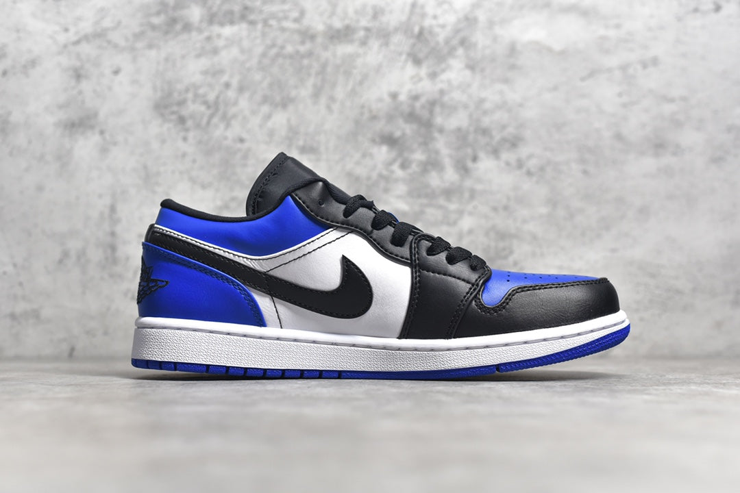 Air Jordan 1 Low Royal Blue Svart Vit herr