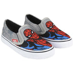 Spiderman grey canvas shoes