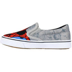 Spiderman grey canvas shoes