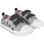 Minnie silver canvas shoes