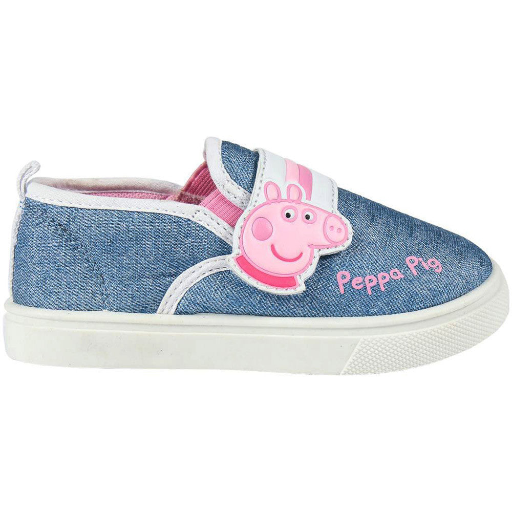 Peppa denim blue canvas shoes